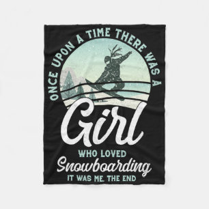Cobertor De Velo Snowboard Snowboard Vintage Girl 1