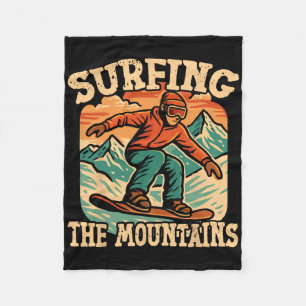 Cobertor De Velo Snowboard Snowboard Vintage Retro Surfing M