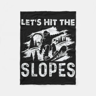 Cobertor De Velo Snowboard Snowboard Vintage Vamos Atingido