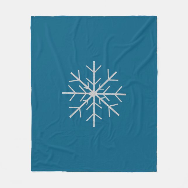Cobertor De Velo Snowflake  (Frente)
