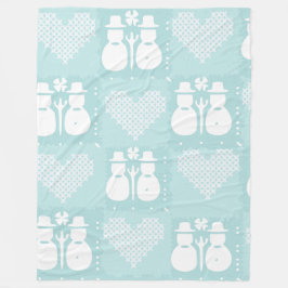 Cobertor De Velo Snowman