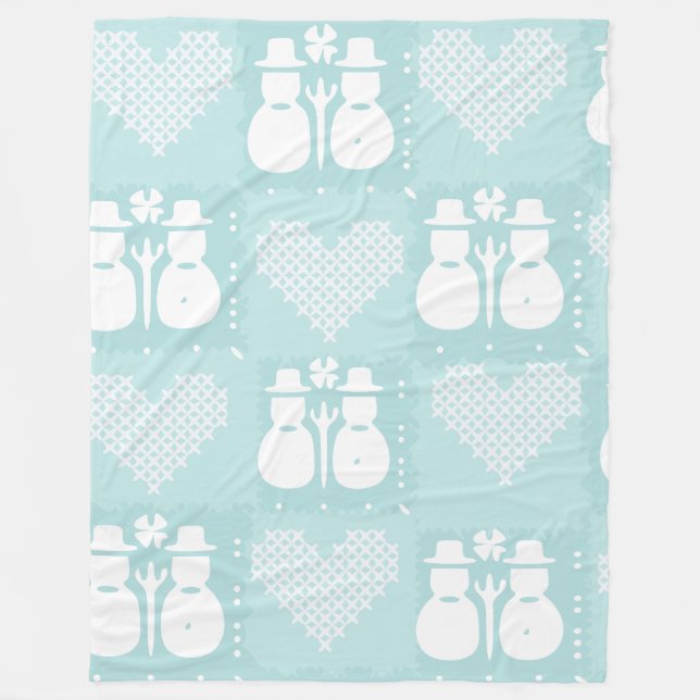 Cobertor De Velo Snowman (Frente)