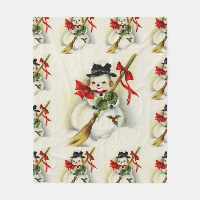 Cobertor De Velo Snowman 009 (Frente)