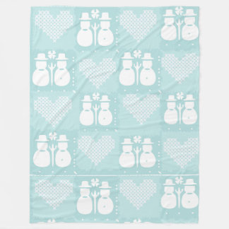 Cobertor De Velo Snowman Blanket & Throws