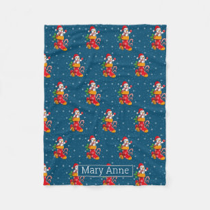 Cobertor De Velo Snowman Candy Cane Pattern Snowflakes