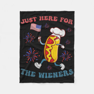 Cobertor De Velo Só estou aqui para os Wieners Engraçados 4 de julh