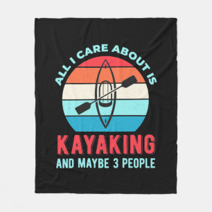 Cobertor De Velo Só Me Preocupo Com Kayaking