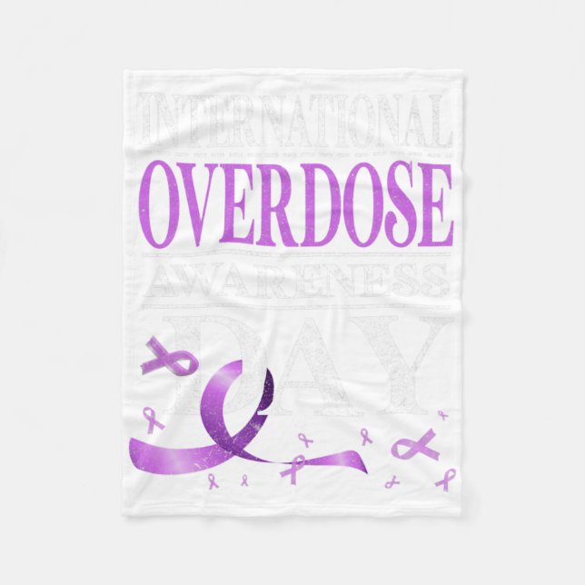 Cobertor De Velo Sobredosagem Dia da Consciência Puro 1 (Frente)