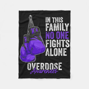 Cobertor De Velo Sobredosagem Mês Boxe Luvas Roxo