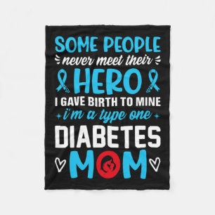 Cobertor De Velo Sobrevivente de Diabetes Tipo 1 Mãe - Mulheres T1