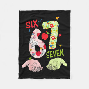 Cobertor De Velo Sobrevivi 67 Dias De Aula Six Seven Meme Professor