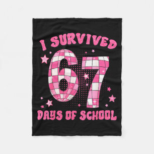 Cobertor De Velo Sobrevivi 67 Dias De Escola Engraçado 6 7 Meme Pro