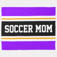 SOCCER MOM Divertido Escuro Roxo-Amarelo-Negro