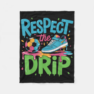 Cobertor De Velo Soccer Respect Drip Funny Graffiti Sneakerhead Kic