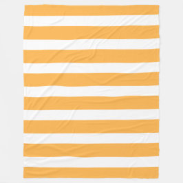 Cobertor De Velo Soft Tangerine and White Vertical Striped