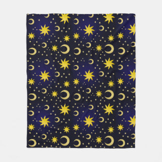 Cobertor De Velo Sóis, Luas e Estrelas Celestiais Whimsigoth