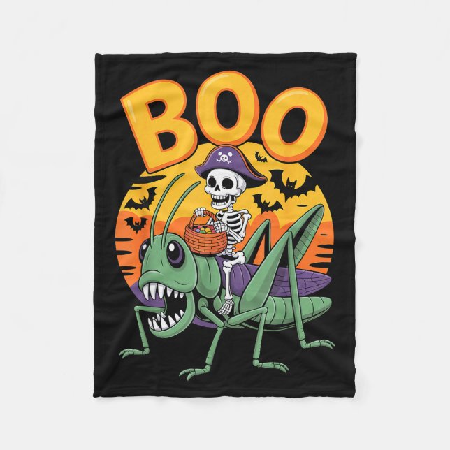 Cobertor De Velo Soky Grhopper Costume On Boo Grhopper Halloween  (Frente)