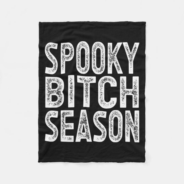 Cobertor De Velo Soky Season Retro Halloween Witch Quote Saying Gif (Frente)