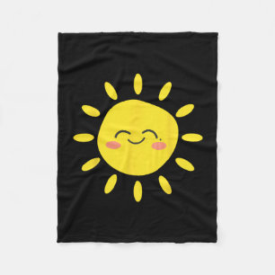 Cobertor De Velo Sol Sorriso Sol Cute Adorável Verão Amor Férias
