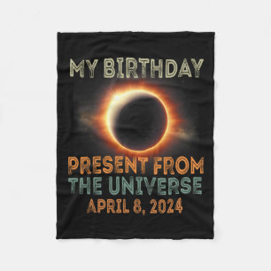Cobertor De Velo Solar Eclipse 2024 Aniversário Presente 4.8.24 Tot