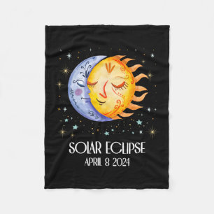 Cobertor De Velo Solar Eclipse 2024 Cute Solar Eclipse Kids Boys Gi