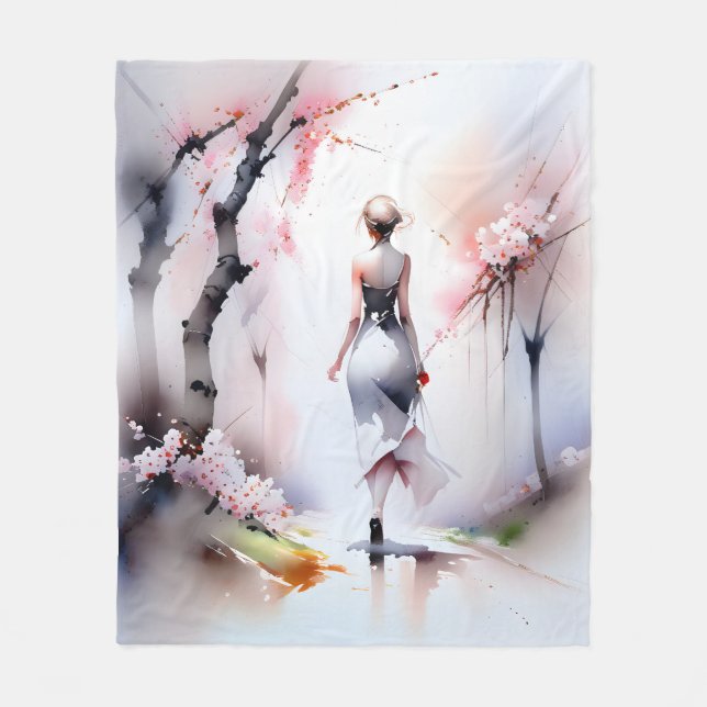 Cobertor De Velo Solitário Andando (Frente)