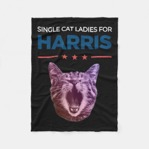 Cobertor De Velo Solteiro Gata Senhoras Para Harris 2024 Política