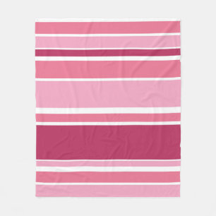 Cobertor De Velo Sombras das faixas cor-de-rosa