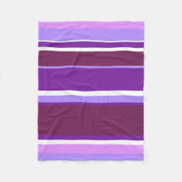 Cobertor De Velo Sombras de listras roxas