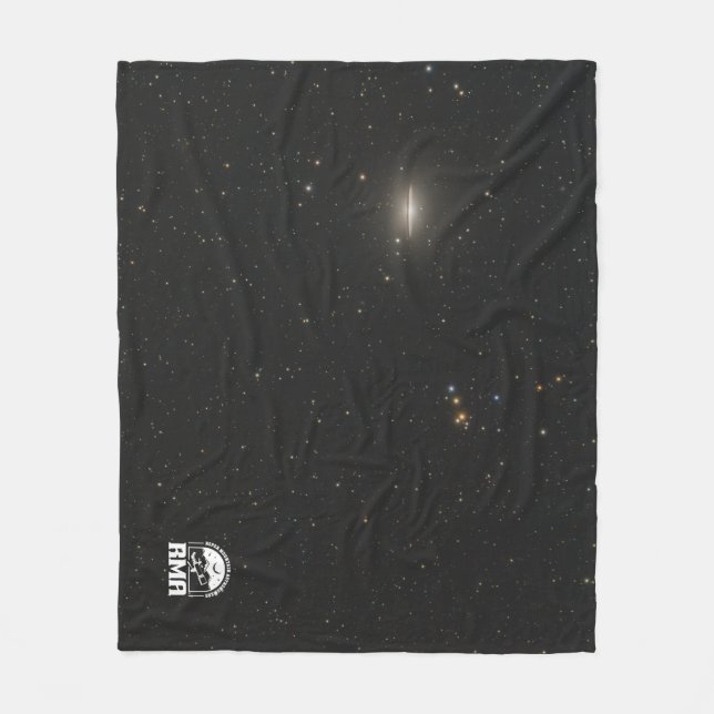 Cobertor De Velo Sombrero Galaxy Star Party Blanket (Frente)