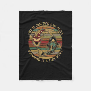 Cobertor De Velo Somos apenas duas Almas Perdidas Nadando em Piscin