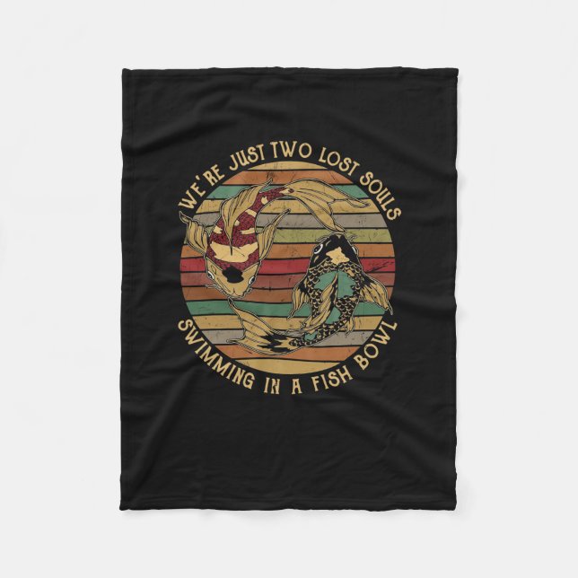 Cobertor De Velo Somos apenas duas Almas Perdidas Nadando em Piscin (Frente)