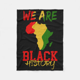 Cobertor De Velo Somos Mês da História Negra Mapa da África Afro-Am