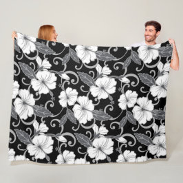 COBERTOR DE VELO SONHO POLINÉSIO (PRETO)