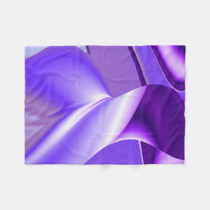 Cobertor De Velo Sonhos de Arco-Íris de Flor Roxo
