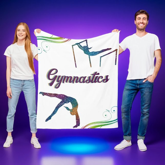 Cobertor De Velo Sonhos de ginástica: Folheto Cozy para Gymnast (Criador carregado)