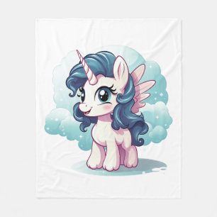 Cobertor De Velo 🌈 "Sonhos Encantados" Unicorn Fleece Blanket 🦄