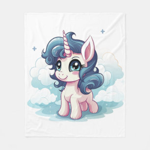 Cobertor De Velo 🌈 "Sonhos Encantados" Unicorn Fleece Blanket 🦄