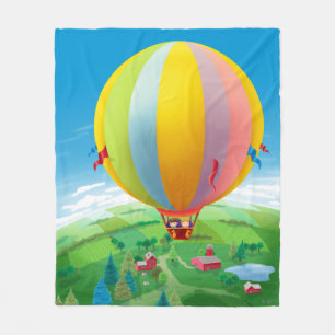 Cobertor De Velo Soprando No Vento