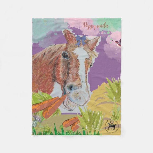 Cobertor De Velo Sorrisos picantes (Frente)