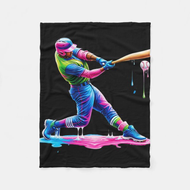 Cobertor De Velo Sorvete Bysebyll Player Drip  (Frente)