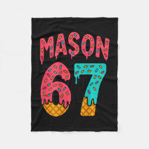 Cobertor De Velo Sorvete Mason 67 Meme Fofo Seis Sete (no Ck)