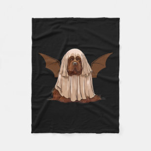 Cobertor De Velo Sou Bat Ghost Dog. Cão Cachorro Vestido Como Hallo