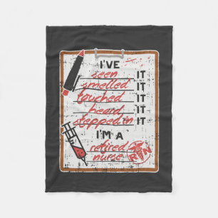 Cobertor De Velo Sou enfermeira aposentada