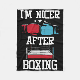 Cobertor De Velo Sou Mais Simpático Depois do Boxe - Kickboxing Kic