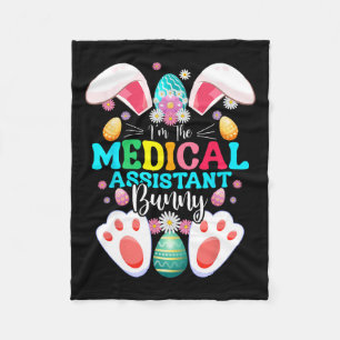 Cobertor De Velo Sou o tapete de coelho da Páscoa de coelhinho do I