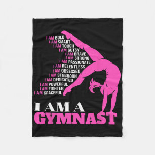 Cobertor De Velo Sou Um Gymnast Engraçado Gymnastics Gymnastics Gif