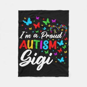 Cobertor De Velo Sou um orgulhoso Autismo Gigi Fitas de Conscientiz