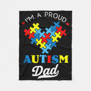 Cobertor De Velo Sou um Pai Orgulhoso de Autismo Conscientização do