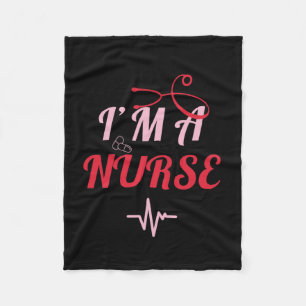 Cobertor De Velo sou uma camisa de mulher enfermeira